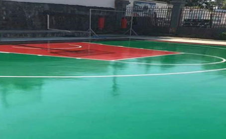 西双版纳篮球场翻新地面